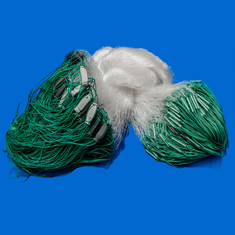 Рыболовная сеть усиленная  одностенная (0,3) 80х1.8 м  Ø 55 ДЛЯ ПРОМЫШЛЕННОГО ЛОВА