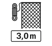 Одностенные рыболовные сети высота 3м(леска)