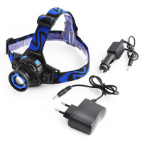 Ліхтар налобний W001-XPE, встр.аккум