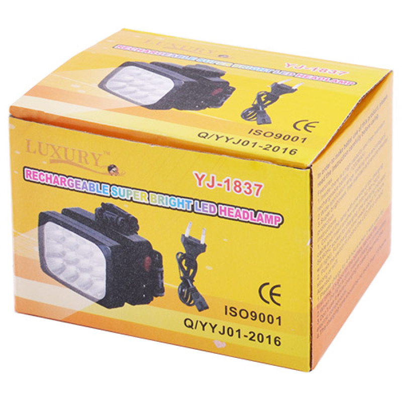 Ліхтар налобний LUXURY 1837-12LED